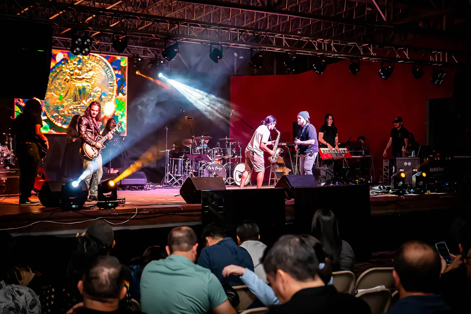 Escenario del tributo a Pink Floyd a beneficio de FARECOH